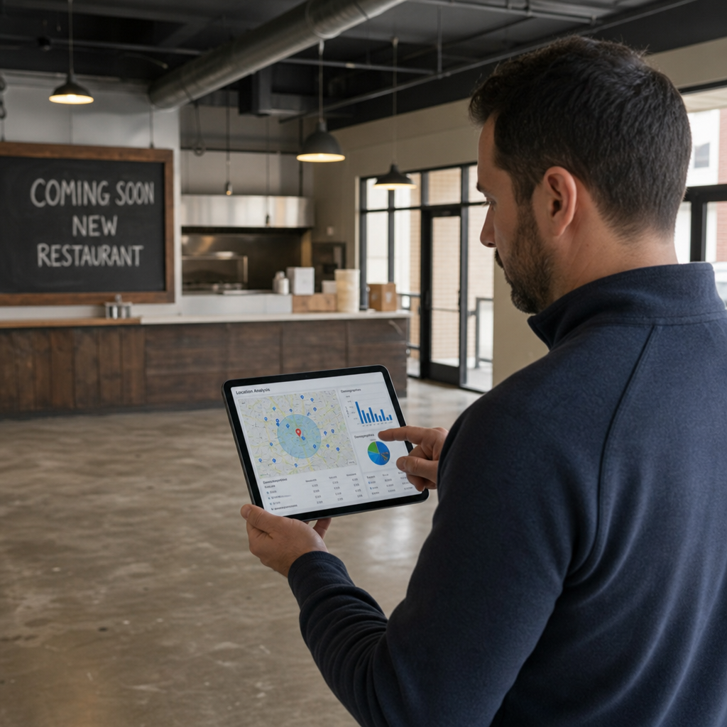 AI-powered restaurant location analysis predicting success before signing a commercial lease