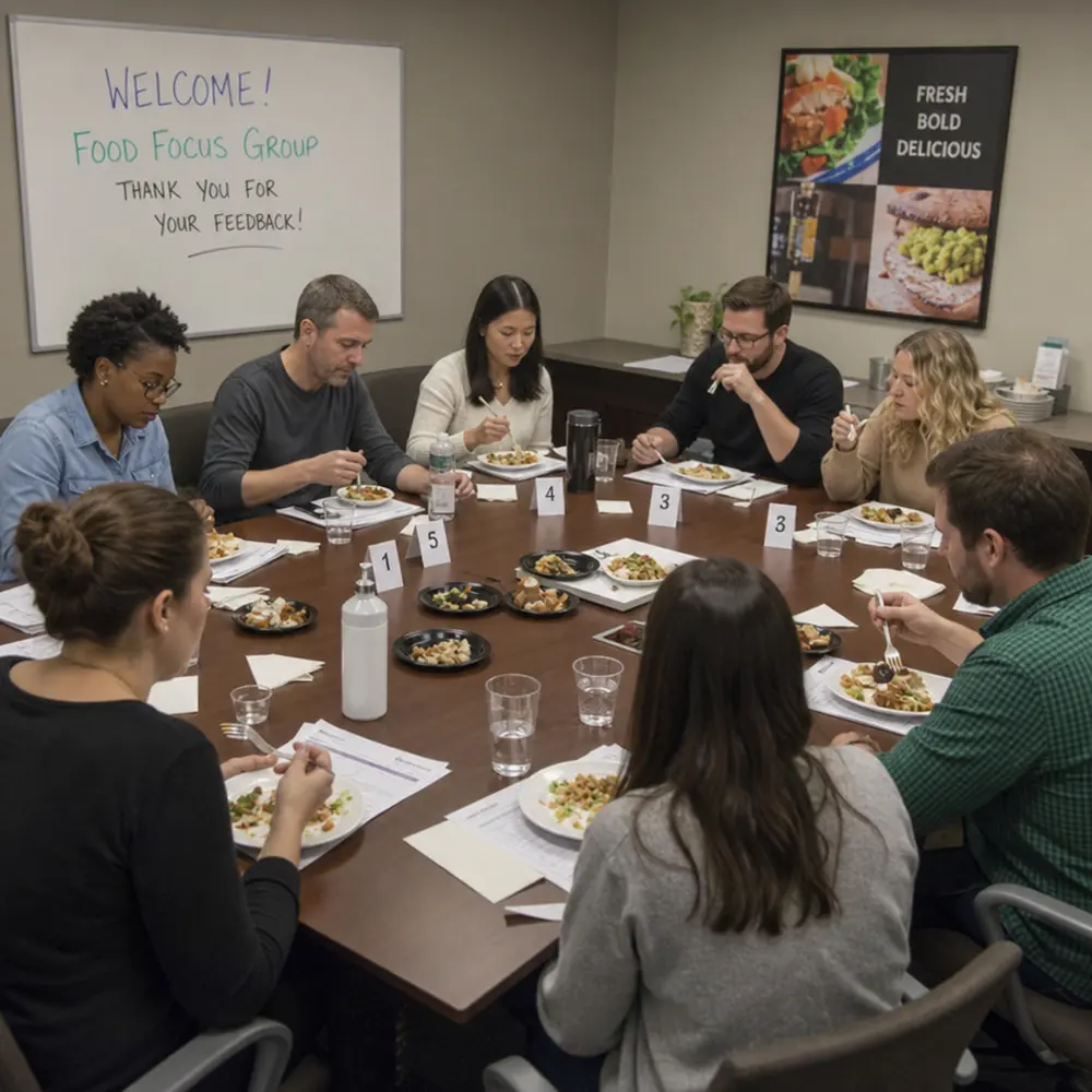 Hands-on restaurant market research tactics including focus groups and review analysis