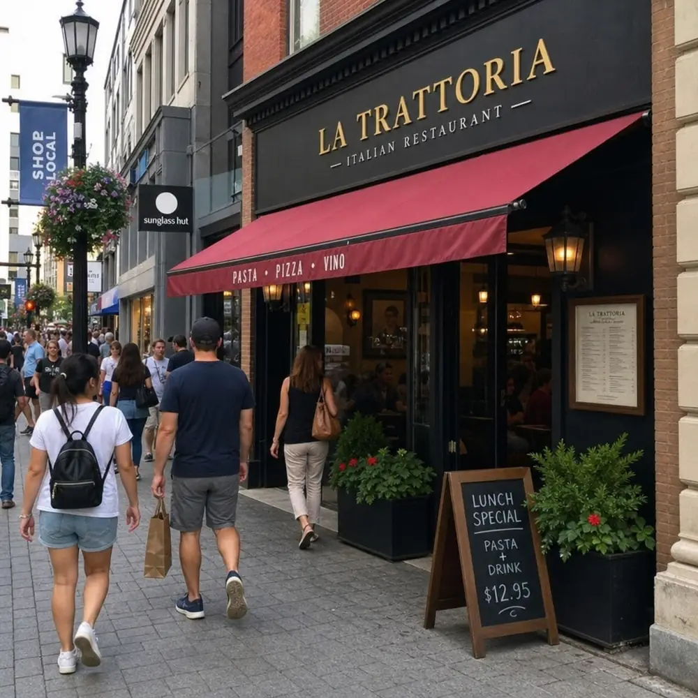 How to choose the best location for a restaurant, site selection and visibility analysis