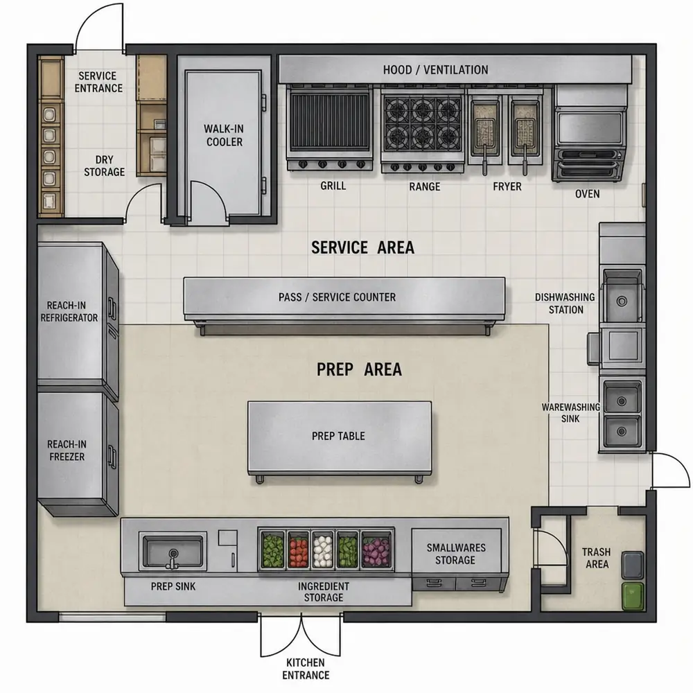 Restaurant traffic pattern analysis for choosing the best location
