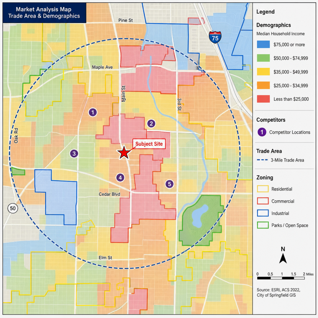 Restaurant storefront visibility and foot traffic analysis for site selection success