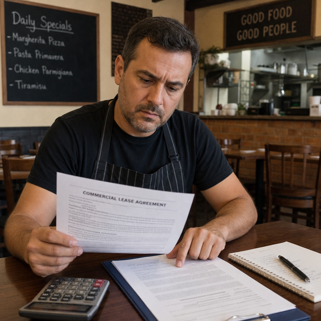 Restaurant site selection checklist covering demographics, visibility, infrastructure, and lease terms