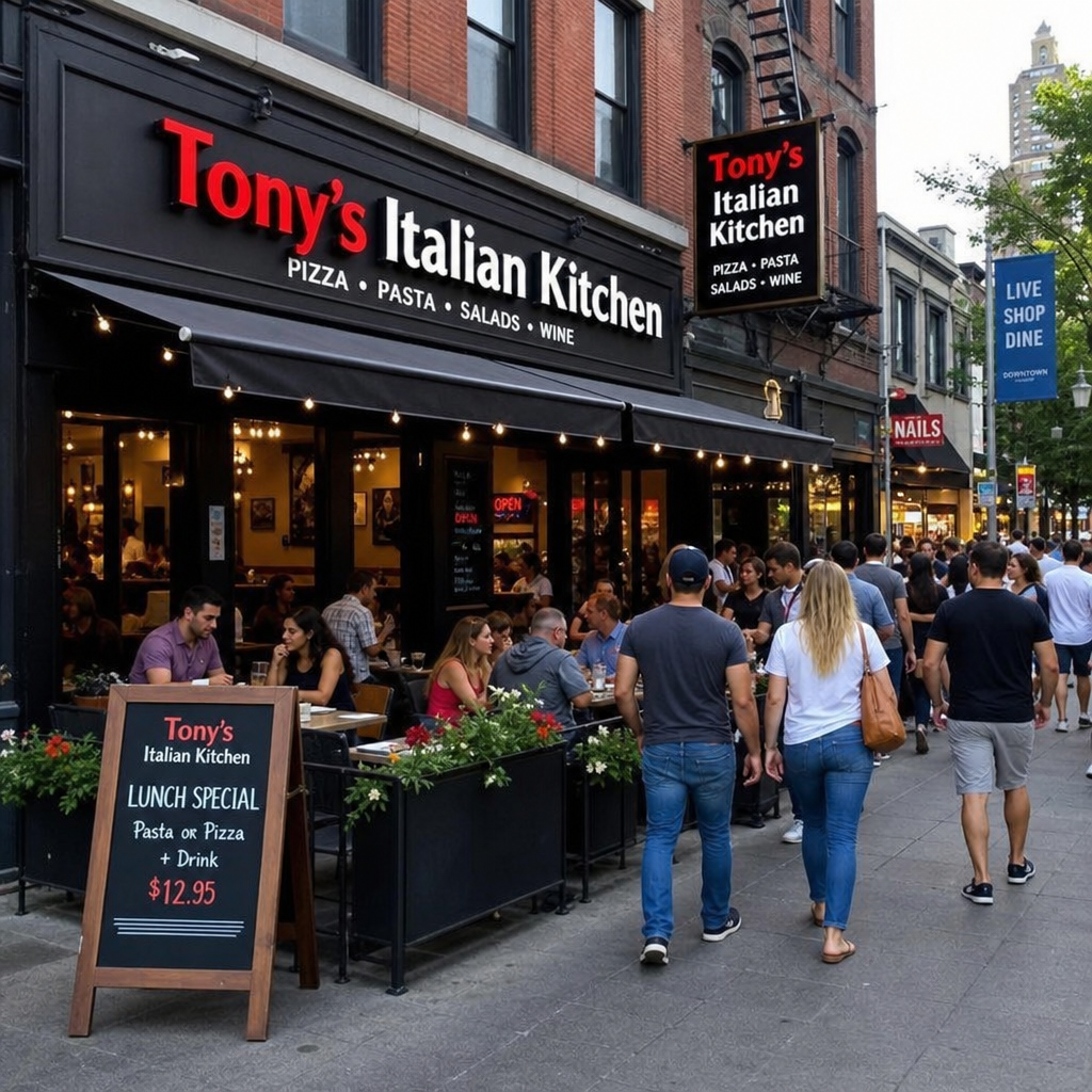 Restaurant location selection guide showing demographic analysis and site evaluation criteria for new eateries