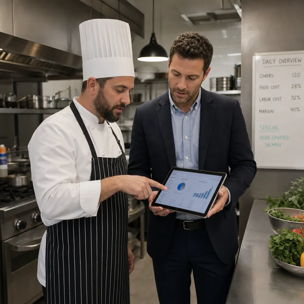 Restaurant business intelligence dashboard for data-driven hospitality operations