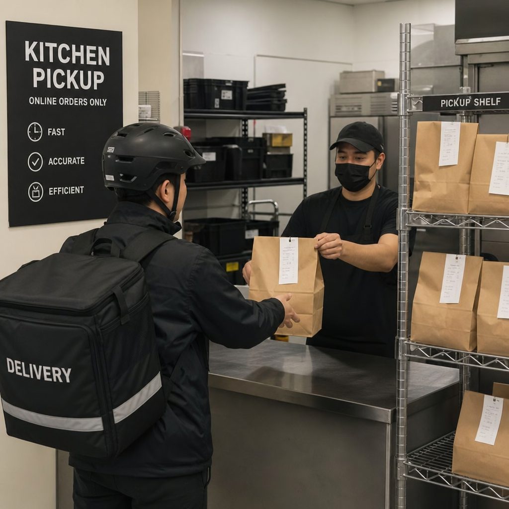 Ghost kitchen delivery radius and predictive franchise site selection