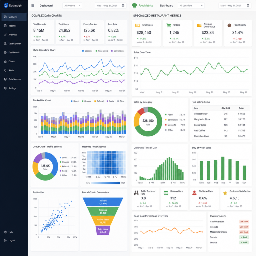 RestaurantSiteFinder geospatial analytics dashboard as a Placer.ai alternative for F&B site selection