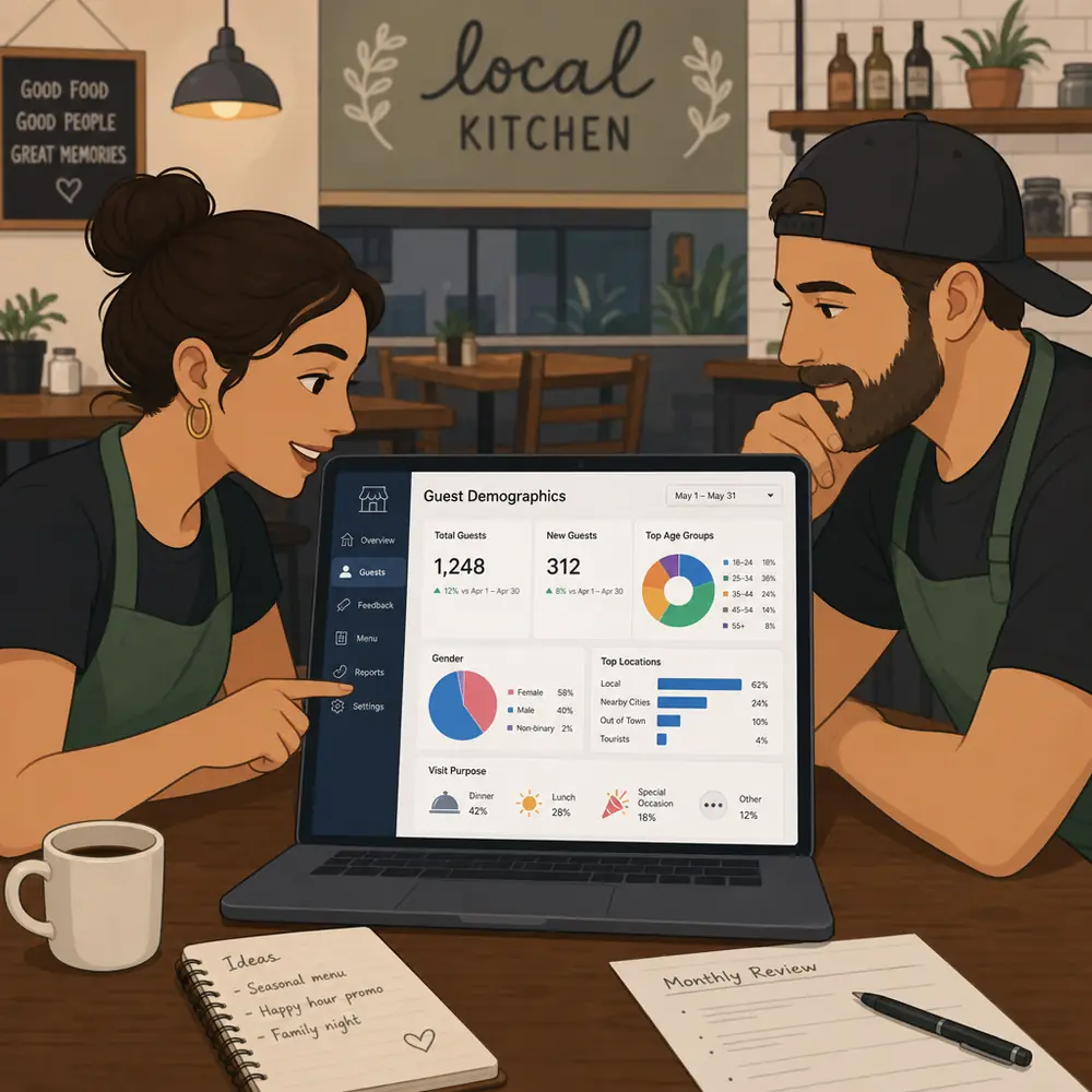 Restaurant demographic analysis, turning customer data into practical decisions