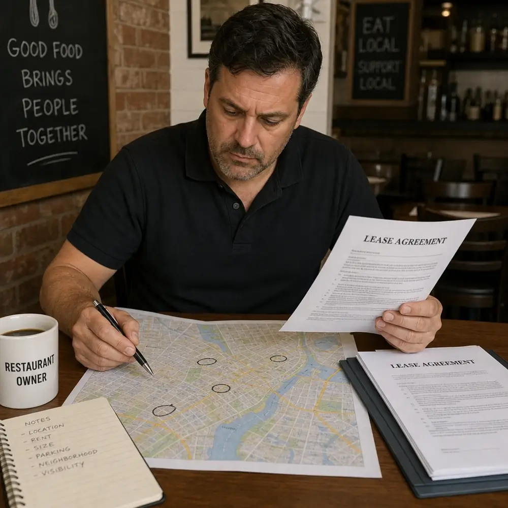 Restaurant location analysis, 15 factors to check before signing a lease