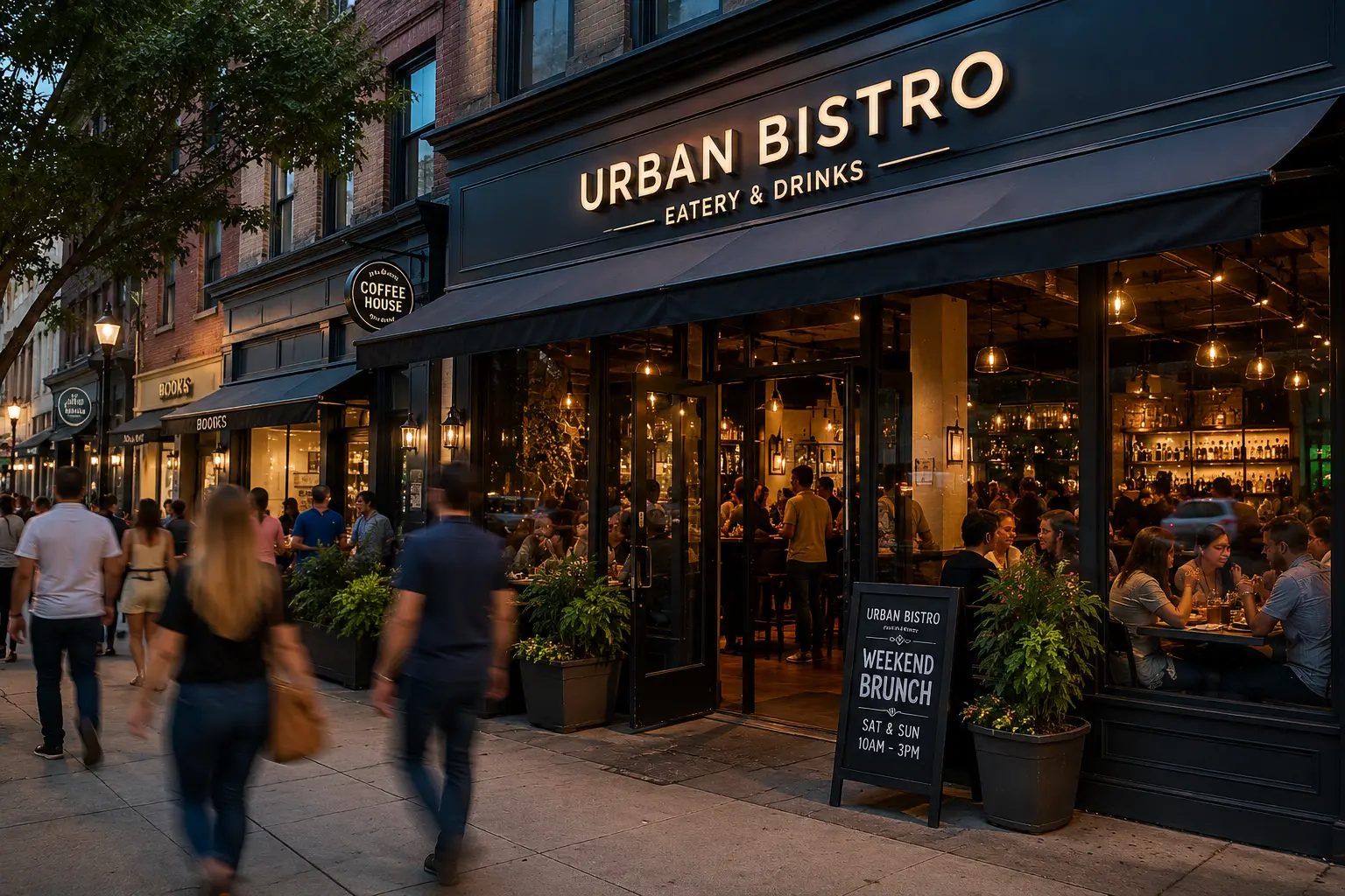 Restaurant site evaluation factors including demographics, traffic, competition, and accessibility