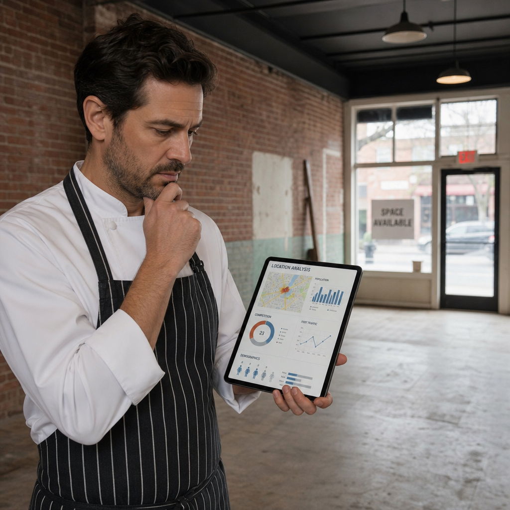 Actionable tips for securing an ideal restaurant location using AI data and on-site validation