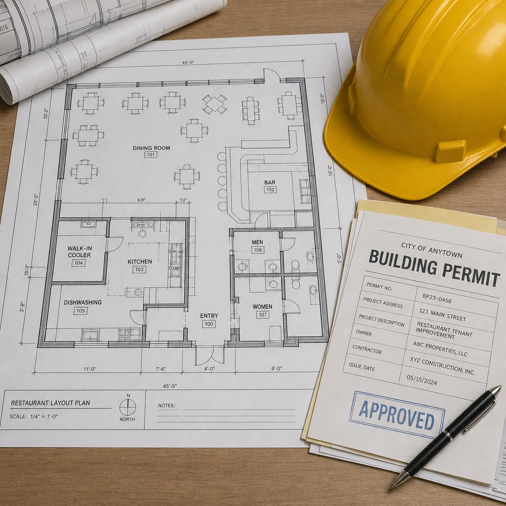 Trade area analysis and zoning checklist for new restaurant locations