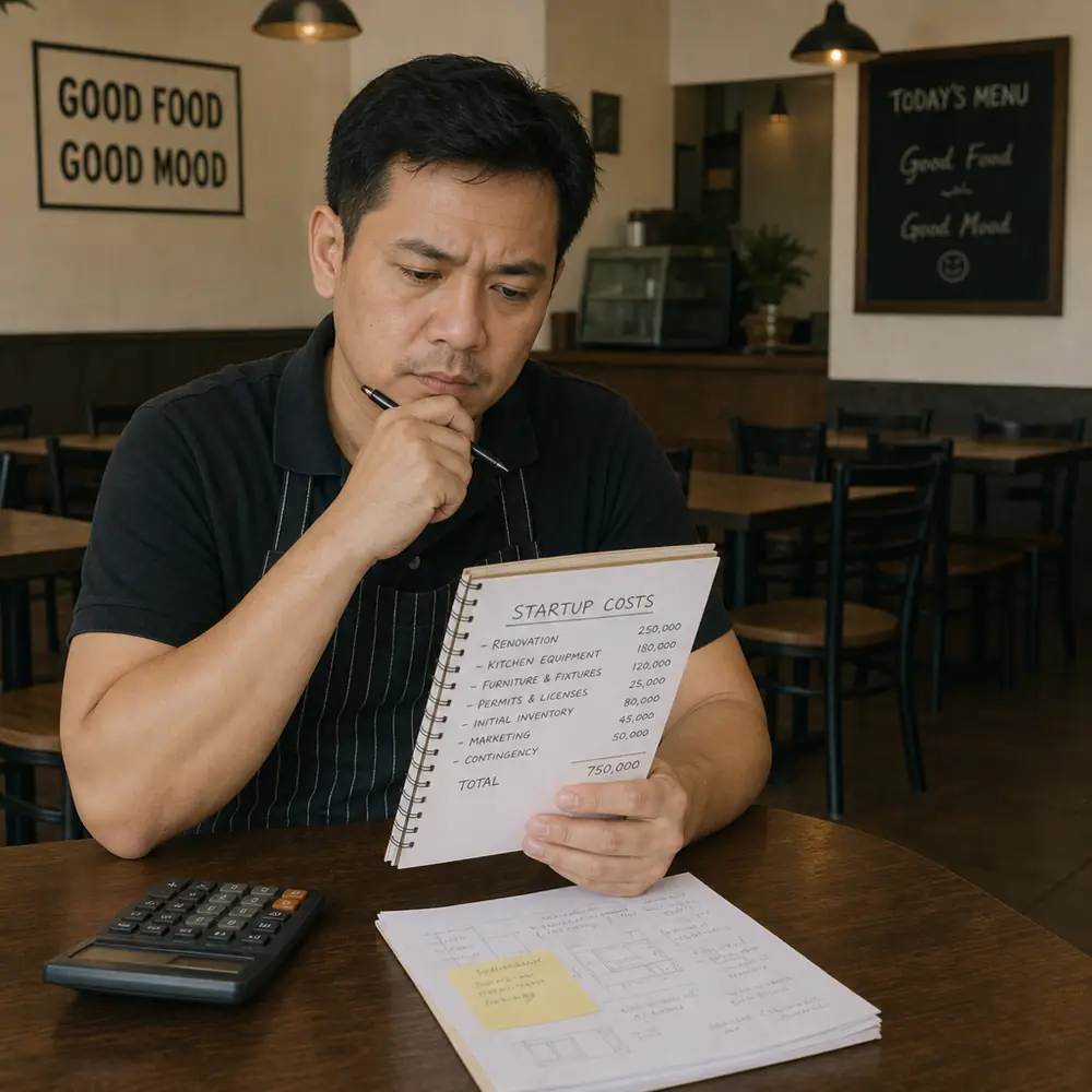 Restaurant startup costs complete breakdown of expenses, opening budget overview