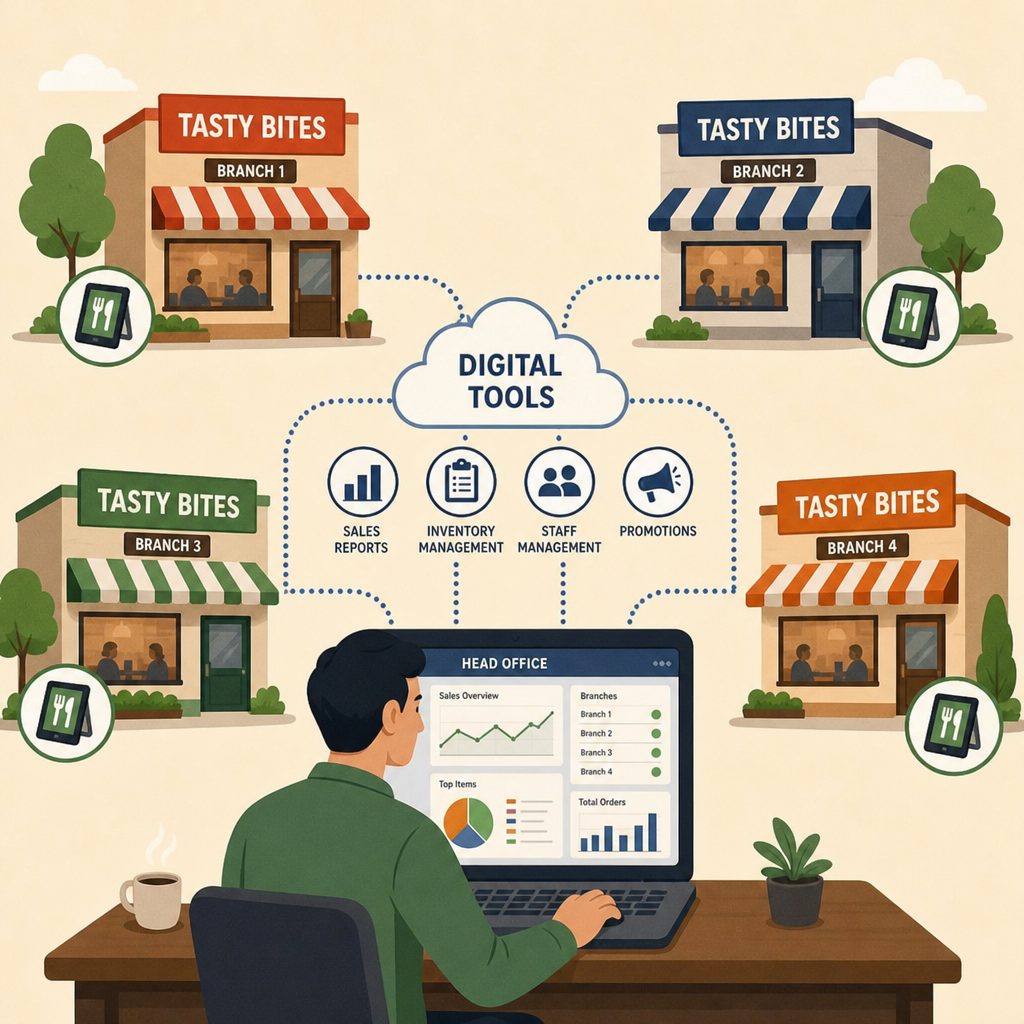 Restaurant expansion software for multi-location growth and centralized management