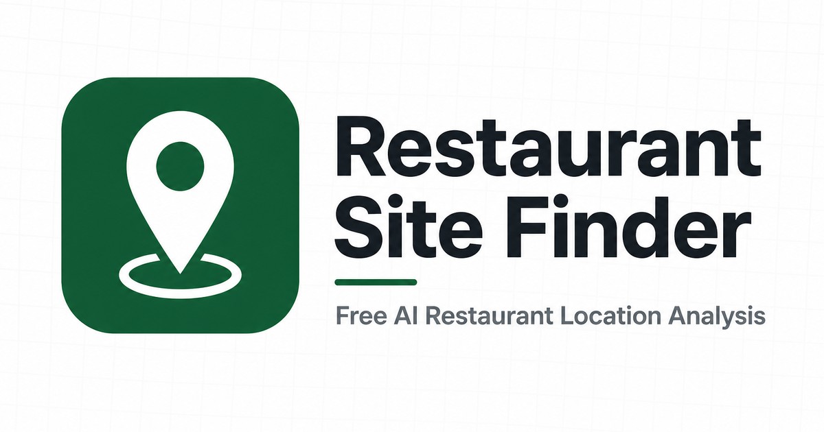 Restaurant Site Finder preview